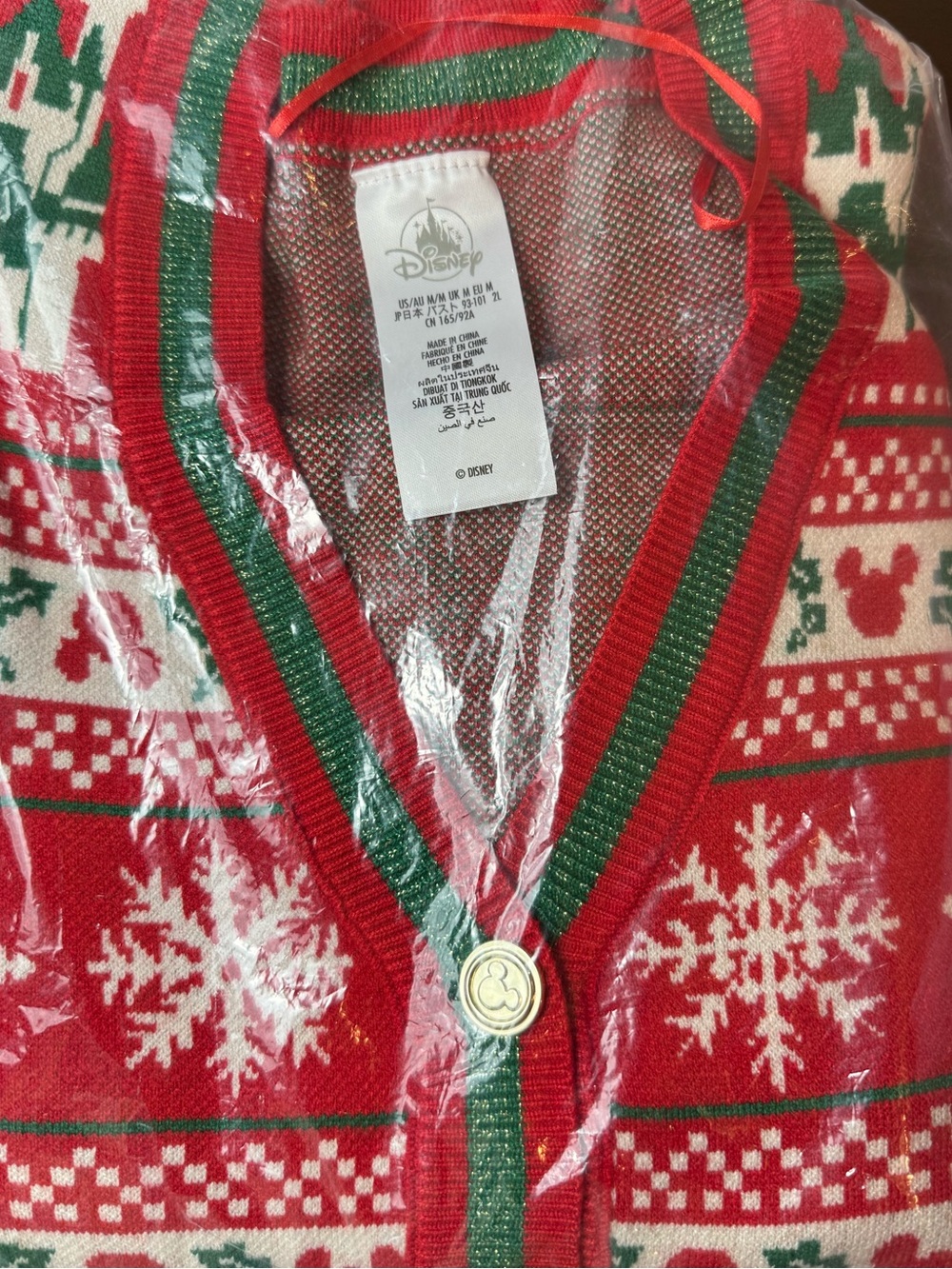 NEW Mickey Mouse Icon Holiday Cardigan - Picture 7 of 11